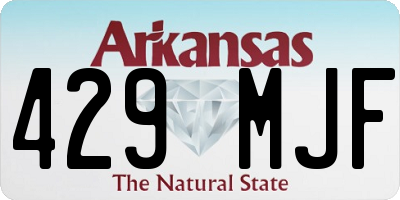 AR license plate 429MJF
