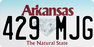 AR license plate 429MJG