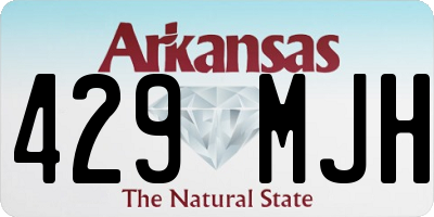 AR license plate 429MJH
