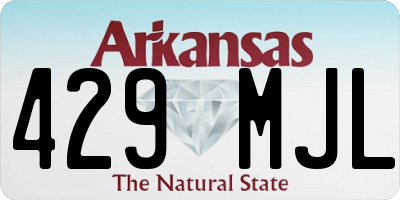 AR license plate 429MJL