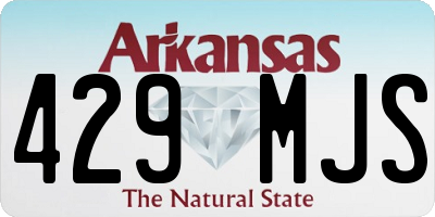 AR license plate 429MJS