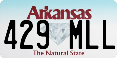 AR license plate 429MLL