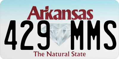 AR license plate 429MMS