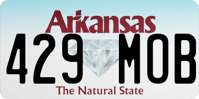 AR license plate 429MOB
