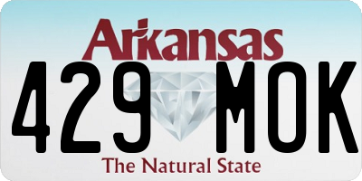 AR license plate 429MOK
