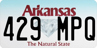 AR license plate 429MPQ