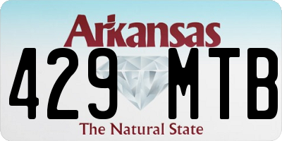 AR license plate 429MTB