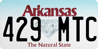 AR license plate 429MTC