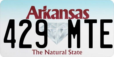 AR license plate 429MTE