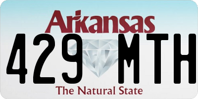 AR license plate 429MTH