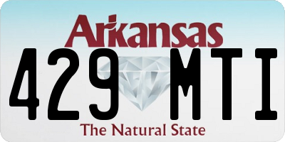 AR license plate 429MTI