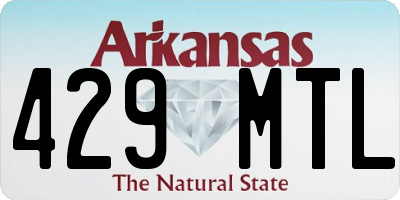 AR license plate 429MTL