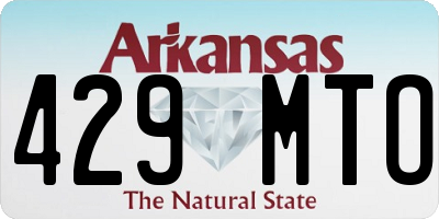 AR license plate 429MTO