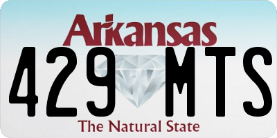 AR license plate 429MTS