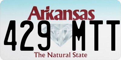 AR license plate 429MTT