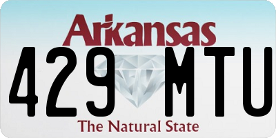 AR license plate 429MTU