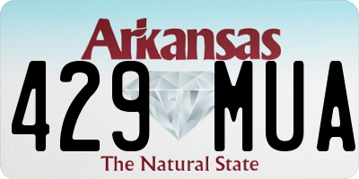 AR license plate 429MUA