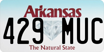 AR license plate 429MUC