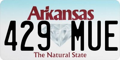 AR license plate 429MUE