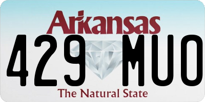 AR license plate 429MUO