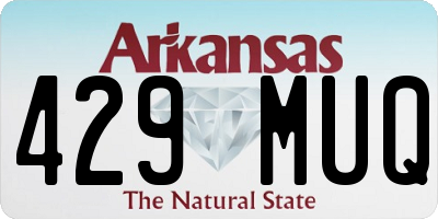 AR license plate 429MUQ
