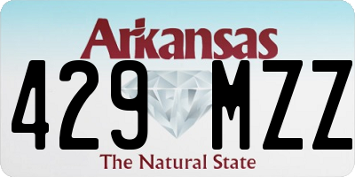 AR license plate 429MZZ