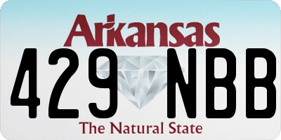 AR license plate 429NBB