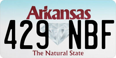 AR license plate 429NBF