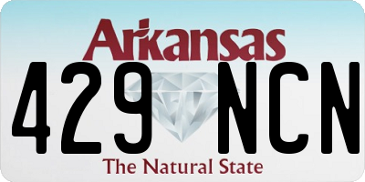 AR license plate 429NCN