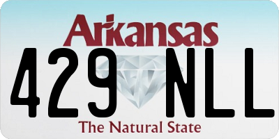 AR license plate 429NLL