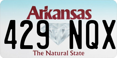 AR license plate 429NQX