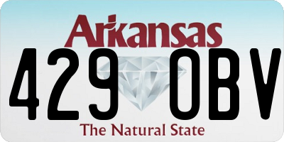 AR license plate 429OBV