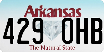 AR license plate 429OHB