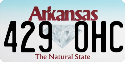 AR license plate 429OHC