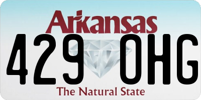 AR license plate 429OHG