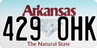 AR license plate 429OHK