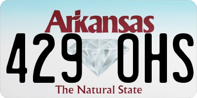 AR license plate 429OHS