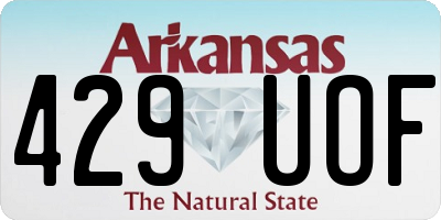AR license plate 429UOF