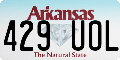AR license plate 429UOL