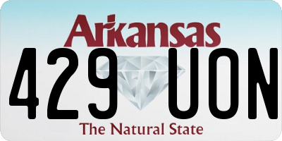 AR license plate 429UON