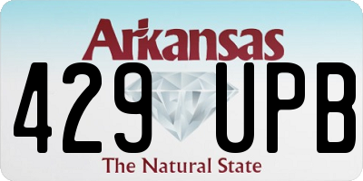 AR license plate 429UPB