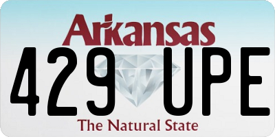 AR license plate 429UPE