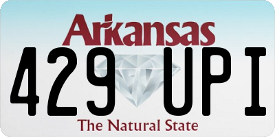 AR license plate 429UPI