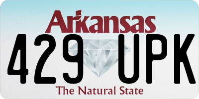 AR license plate 429UPK