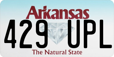 AR license plate 429UPL