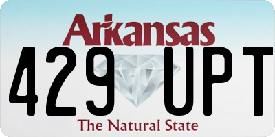 AR license plate 429UPT