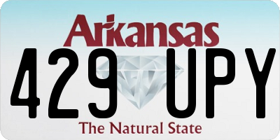 AR license plate 429UPY