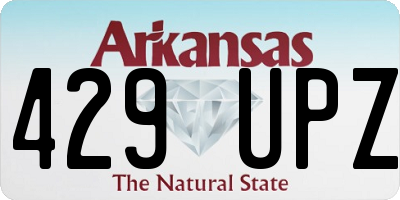 AR license plate 429UPZ