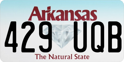 AR license plate 429UQB