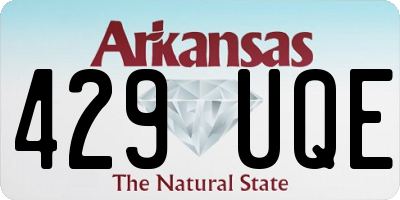 AR license plate 429UQE